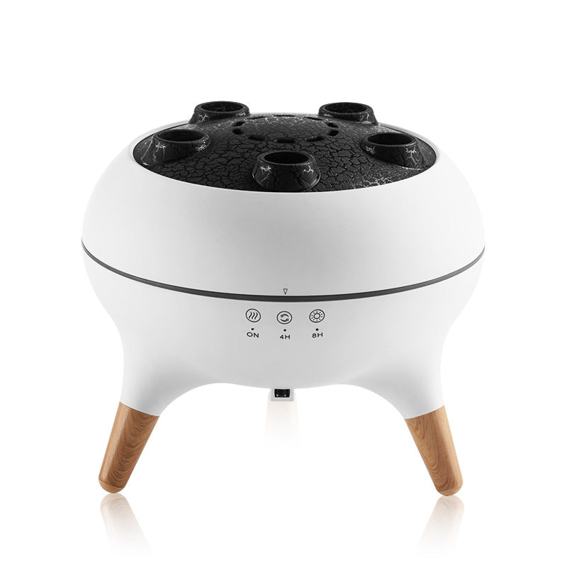 flame jellyfish aromatherapy machine with colorful ambient light for home desktop