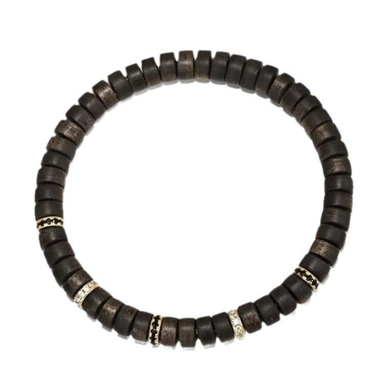 Vancira hand-polished agarwood bracelet, 7mm single circle agarwood bracelet.